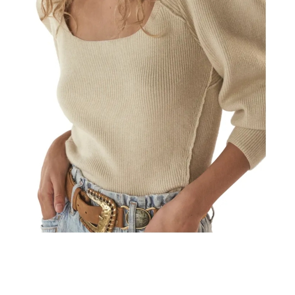 Free People Saffron Sleeve Top